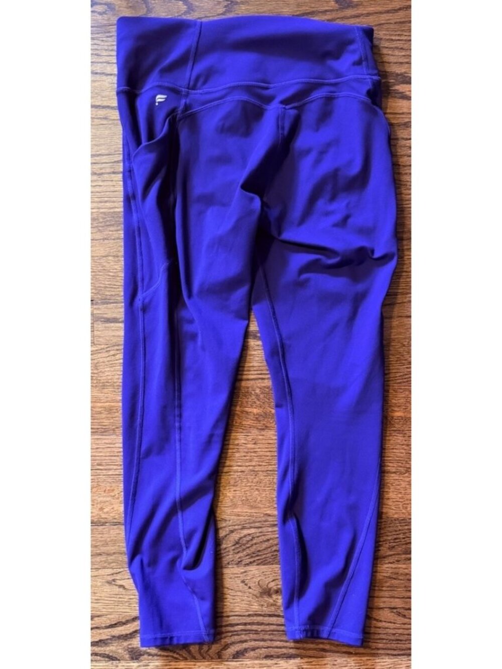 Fabletics On-The-Go PowerHold High Waisted Capri Leggings Purple Women's Size M